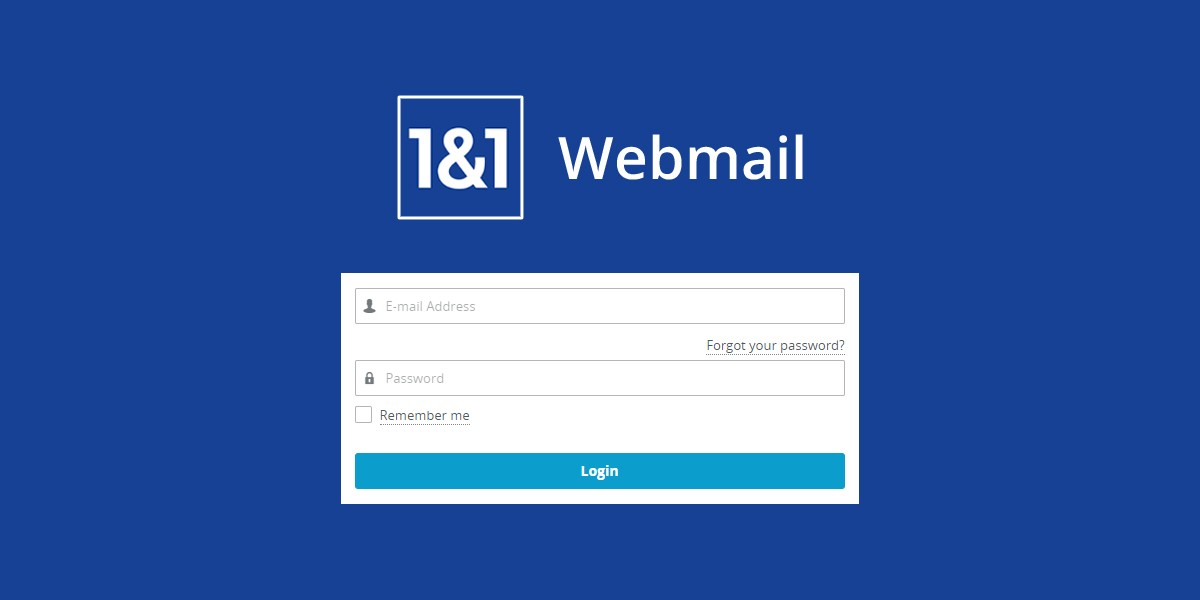 1 and 1 Webmail Email Login- Step By Step Guide