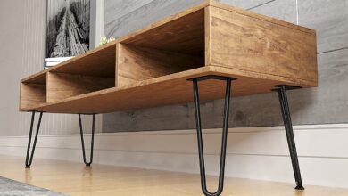 Hairpin Table Legs Have Style and Stability for Furniture
